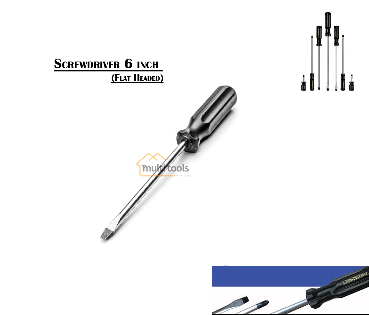 Screwdriver 6 Inch (Flat Headed)